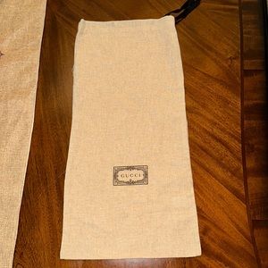 Authentic New Gucci dust bag 9”x17”